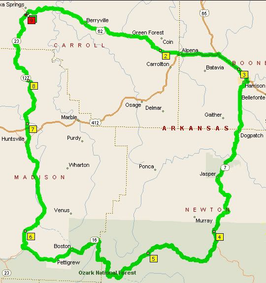 e x c e s s i v e l o c i t y Jasper, AR a ride and lunch